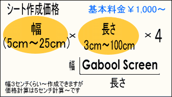 切文字の計算方法
